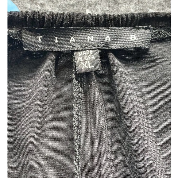 Tiana B. Classic Black Dress- Size XL - Picture 3 of 4